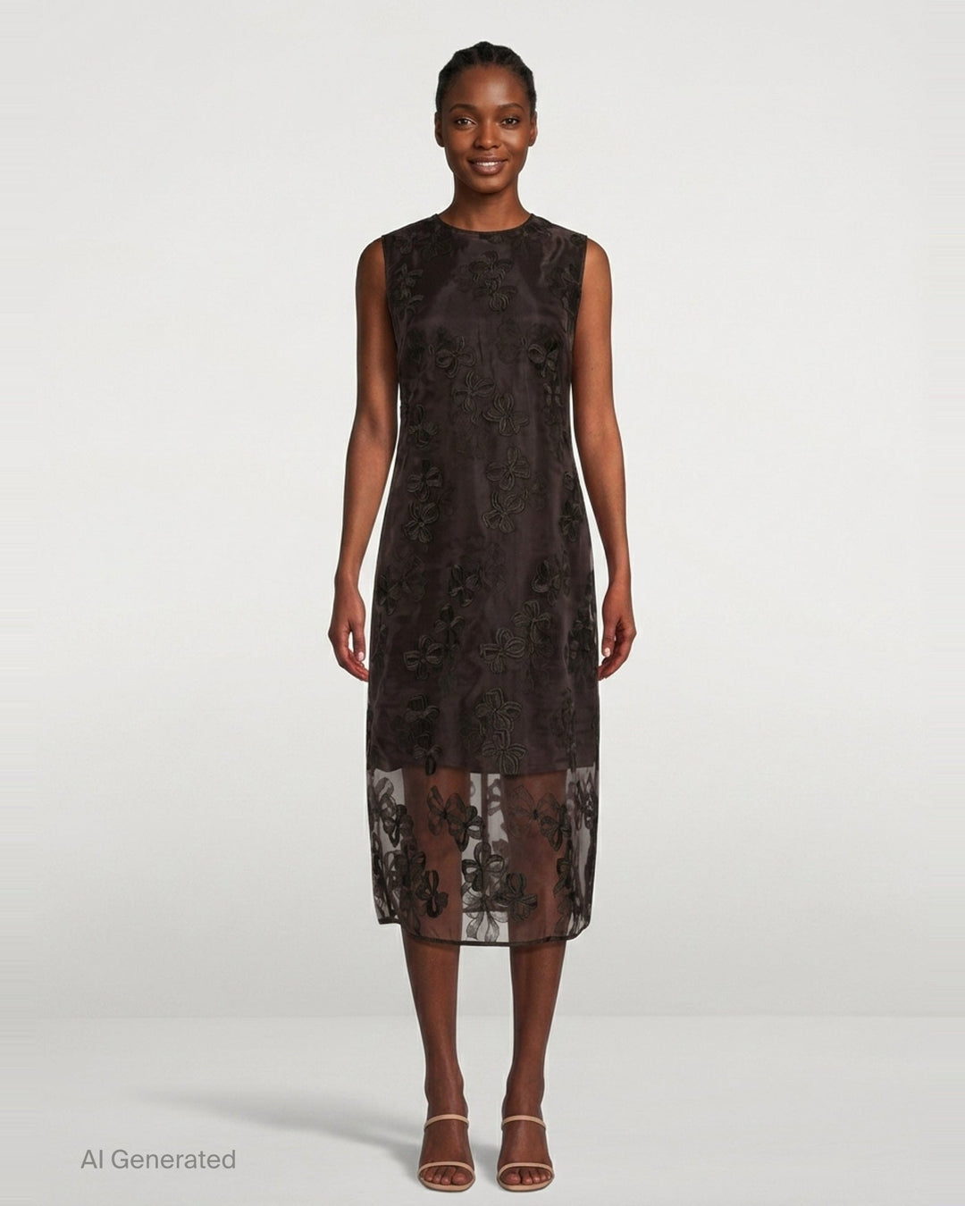 Rosette Organza Dress | Cecilie Bahnsen | Club21 - front