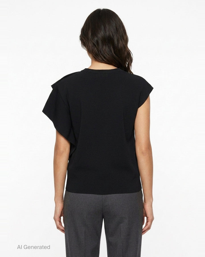Draped Ruffle Top | CFCL | Club21 - back