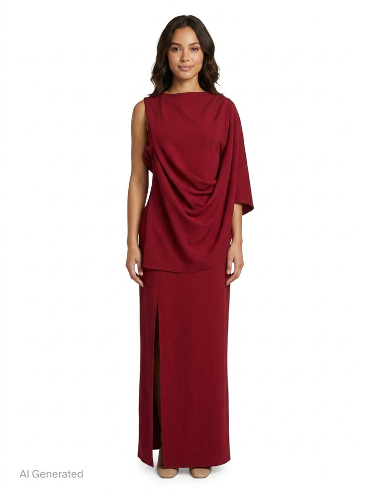 Milan Draped Sleeveless Dress | CFCL | Club21 - front