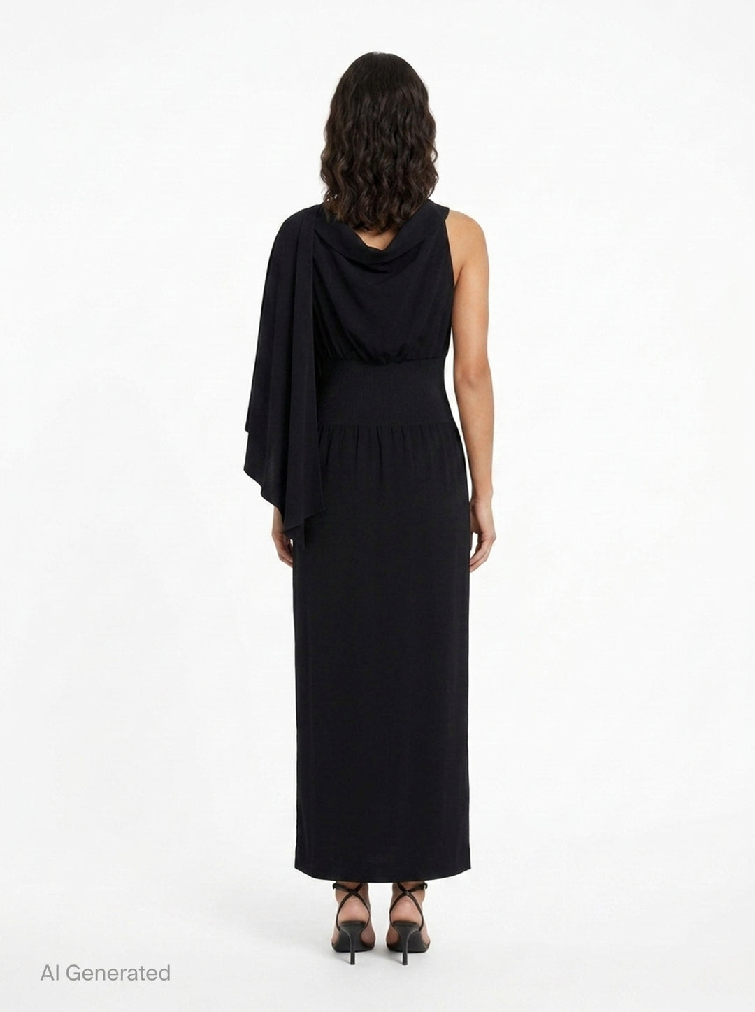 Milan Draped Sleeveless Dress | CFCL | Club21 - back