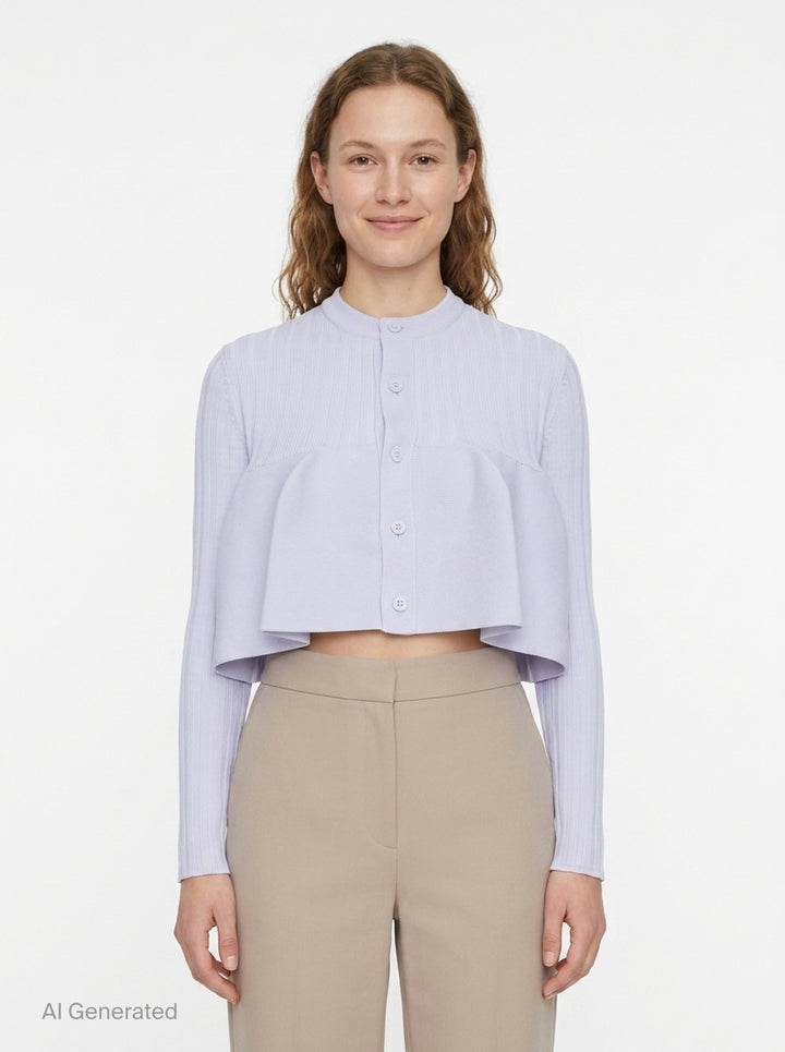 Pottery Bust Flare Cardigan | CFCL | Club21 - front