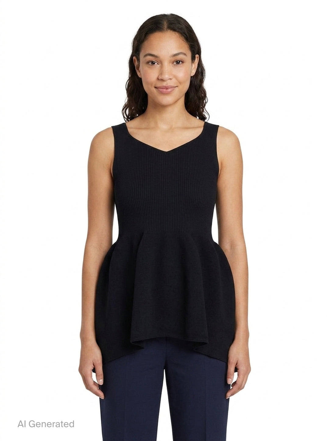 Pottery Sleeveless Knit Top | CFCL | Club21 - front