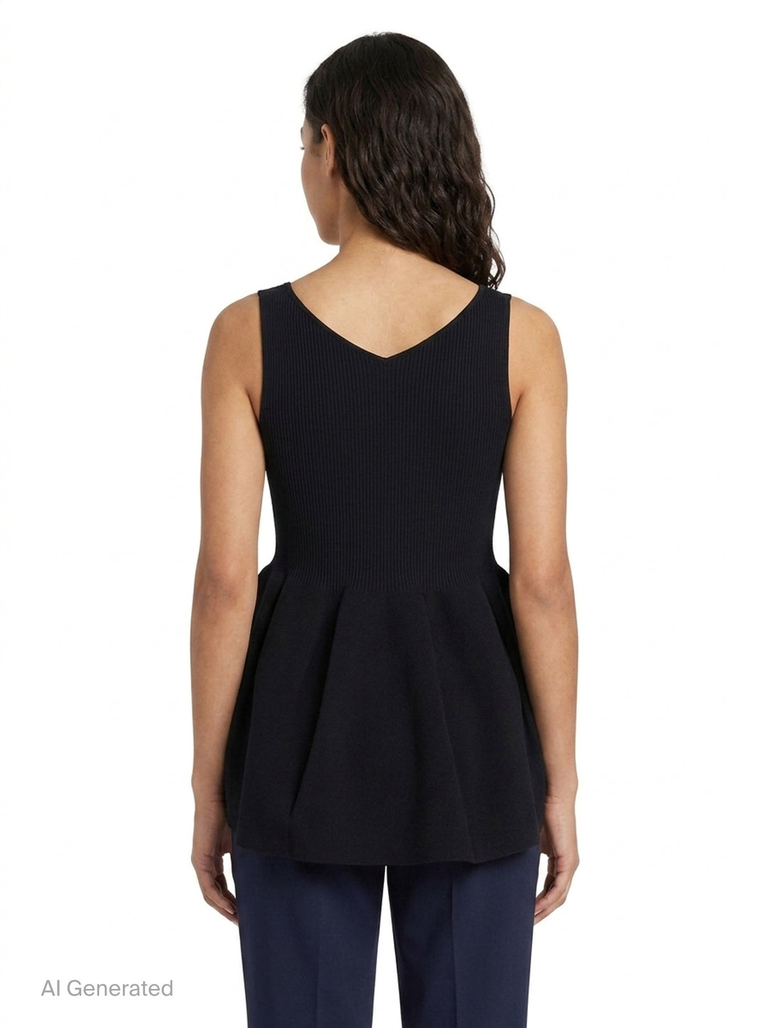 Pottery Sleeveless Knit Top | CFCL | Club21 - back