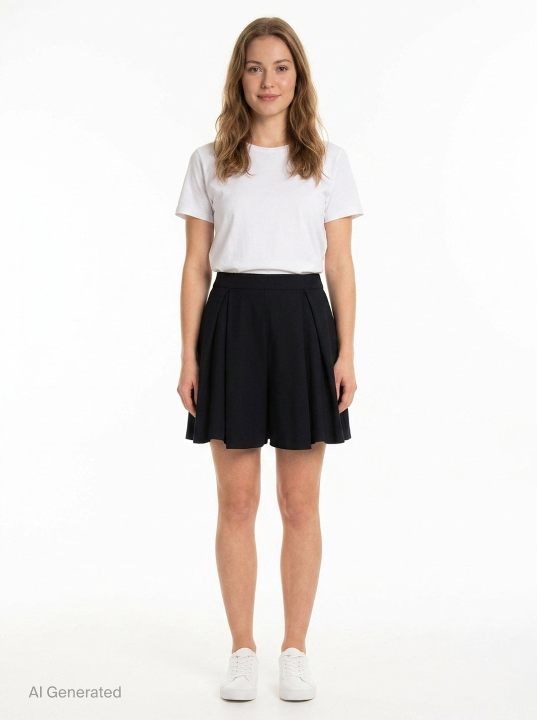 Soft Milan Tuck Wide Shorts | CFCL | Club21 - front