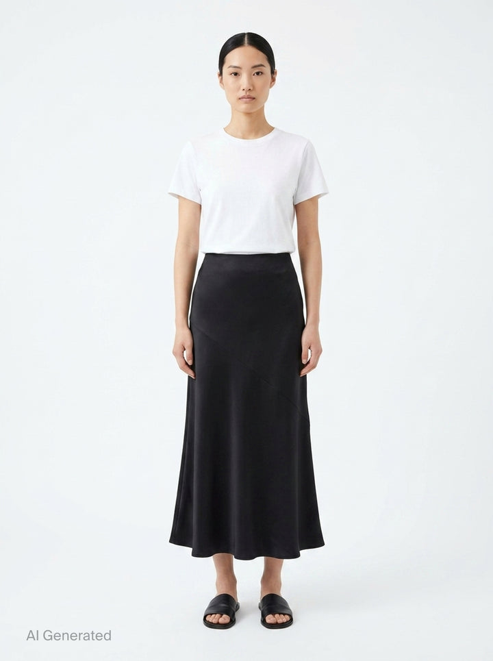 Blair Matte Acetate Mix Skirt | Club21 Collection | Club21 - front