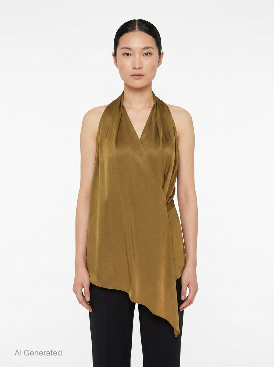 Clemence Asymmetric Wrap Top | Club21 Collection | Club21 - front