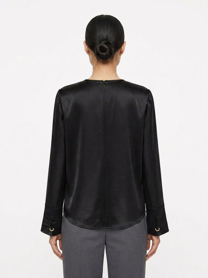 Colette Matte Satin Blouse | Club21 Collection | Club21 - back