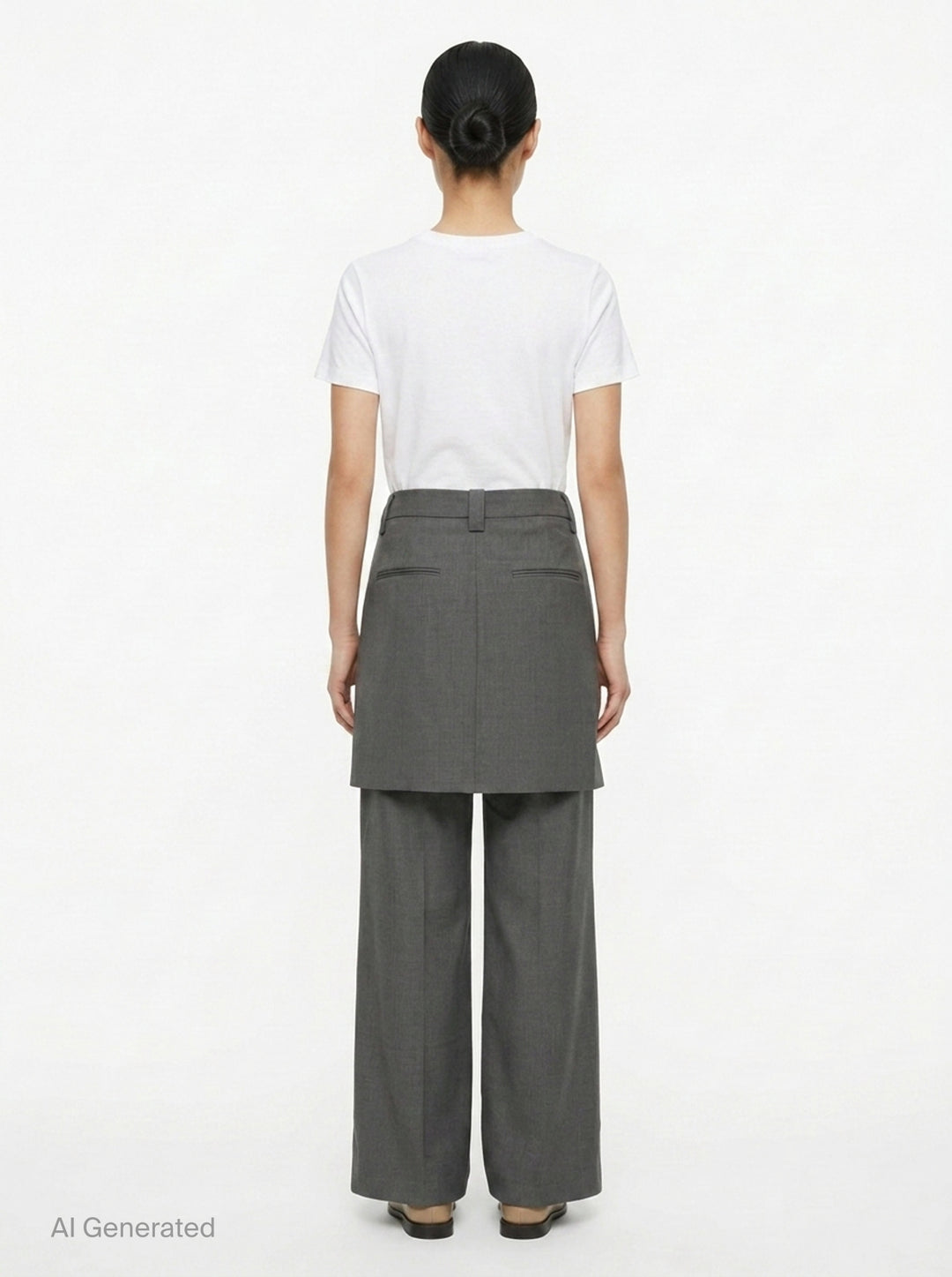 Lila Sartorial Wool Mix Pants | Club21 Collection | Club21 - back