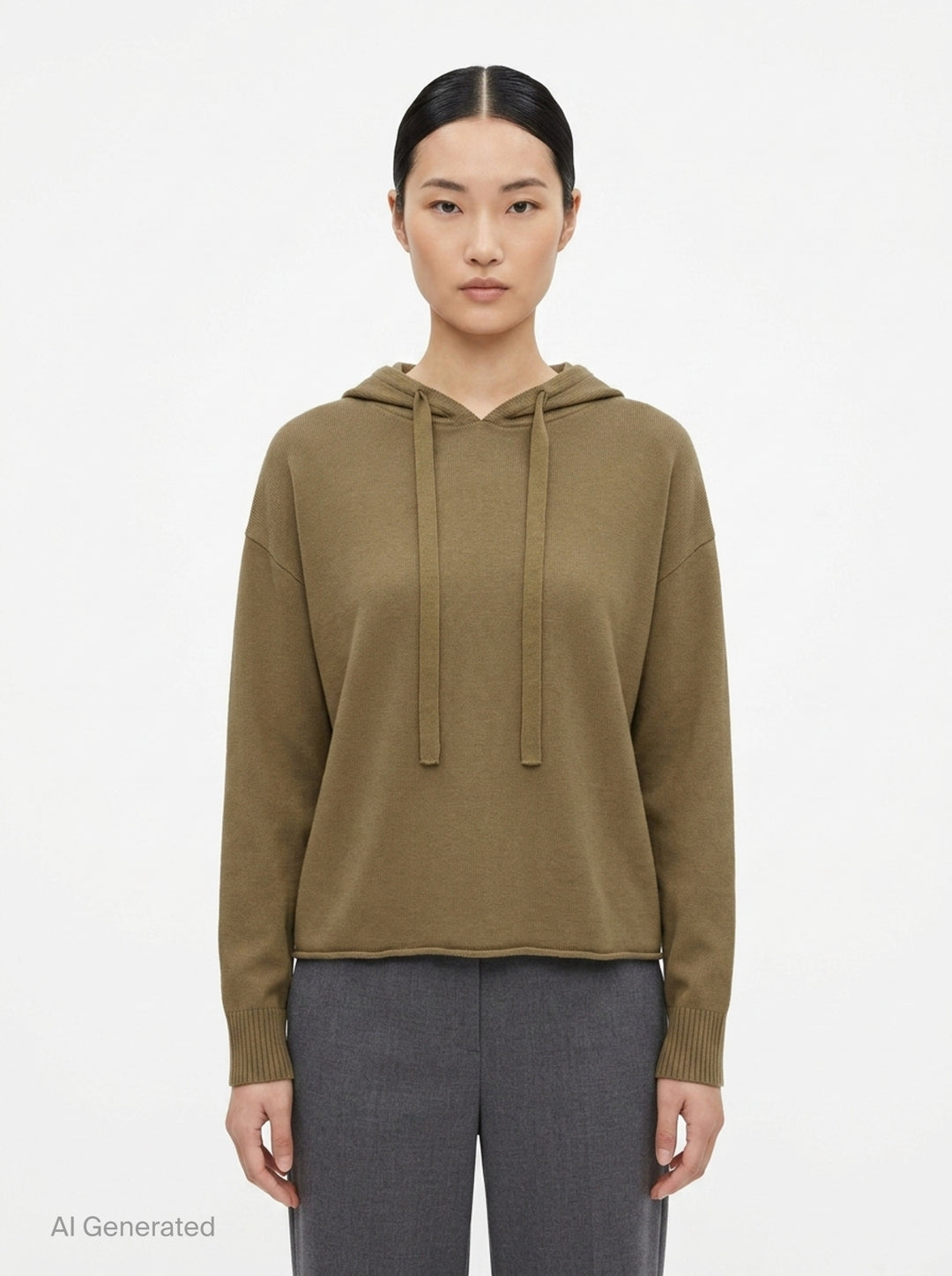 Mid Weight Knit Hoodie | Club21 Collection | Club21 - front