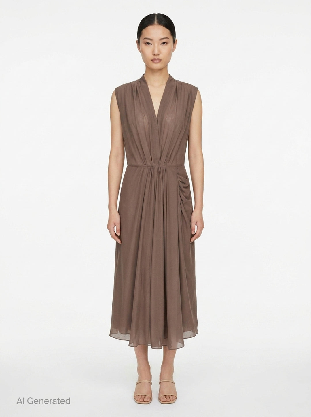Noemie Habutai Silk Cupro Dress | Club21 Collection | Club21 - front