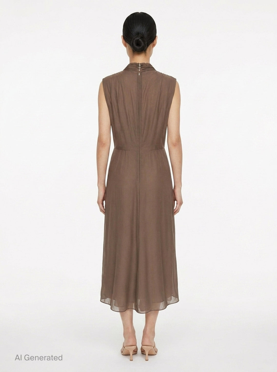 Noemie Habutai Silk Cupro Dress | Club21 Collection | Club21 - back