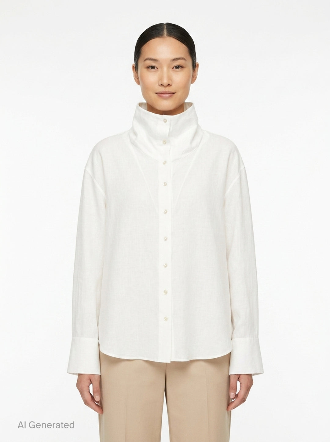 Sheer Button-Up Blouse | Club21 Collection | Club21 - front