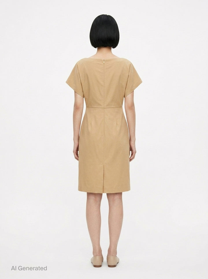 Thea Light Stretch Woven Dress | Club21 Collection | Club21 - back