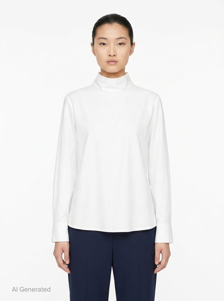Violette Silk Cotton Woven Top | Club21 Collection | Club21 - front