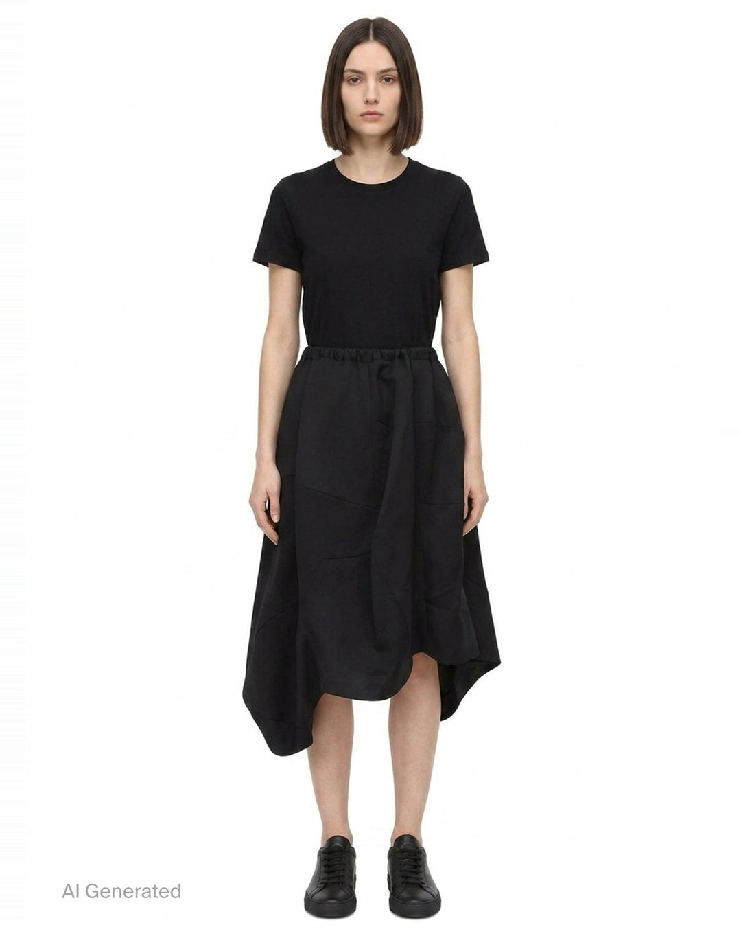 Balloon Skirt With Folded Panel | Comme des Garçons | Club21 - front