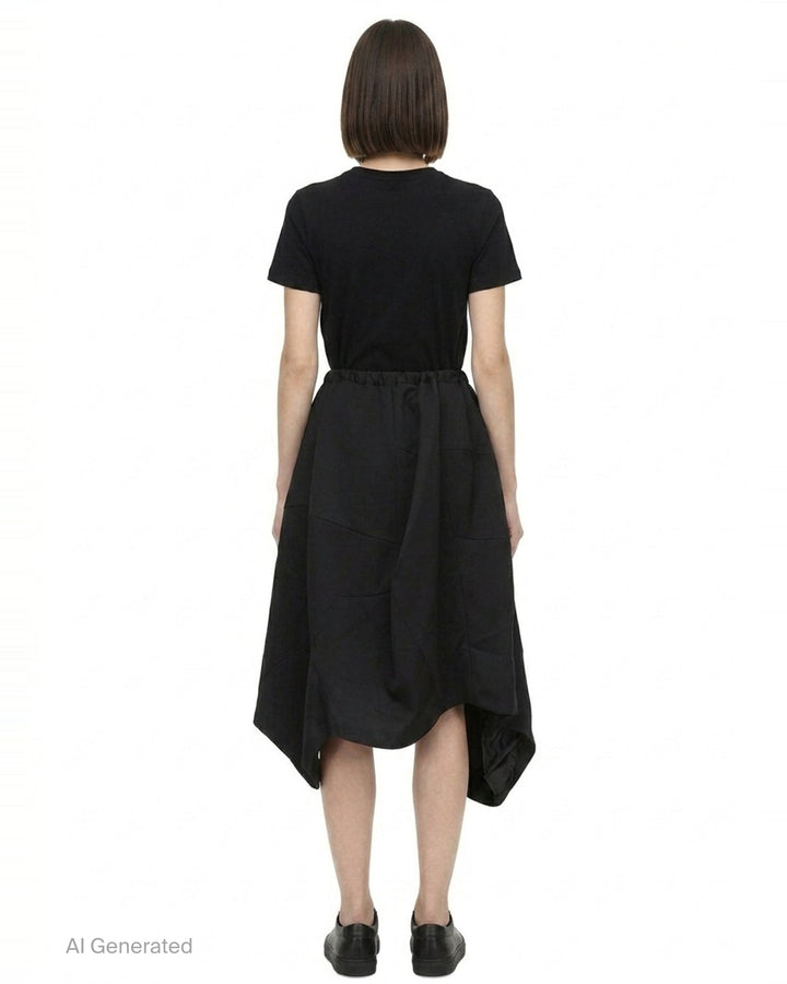 Balloon Skirt With Folded Panel | Comme des Garçons | Club21 - back