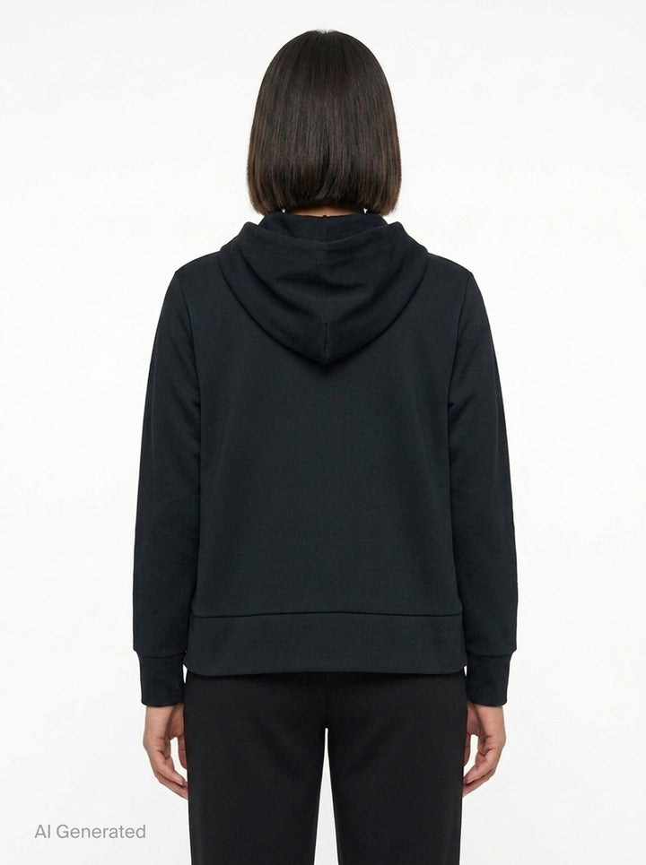 Polyester Jersey Zip Hoodie | Comme des Garçons BLACK | Club21 - back