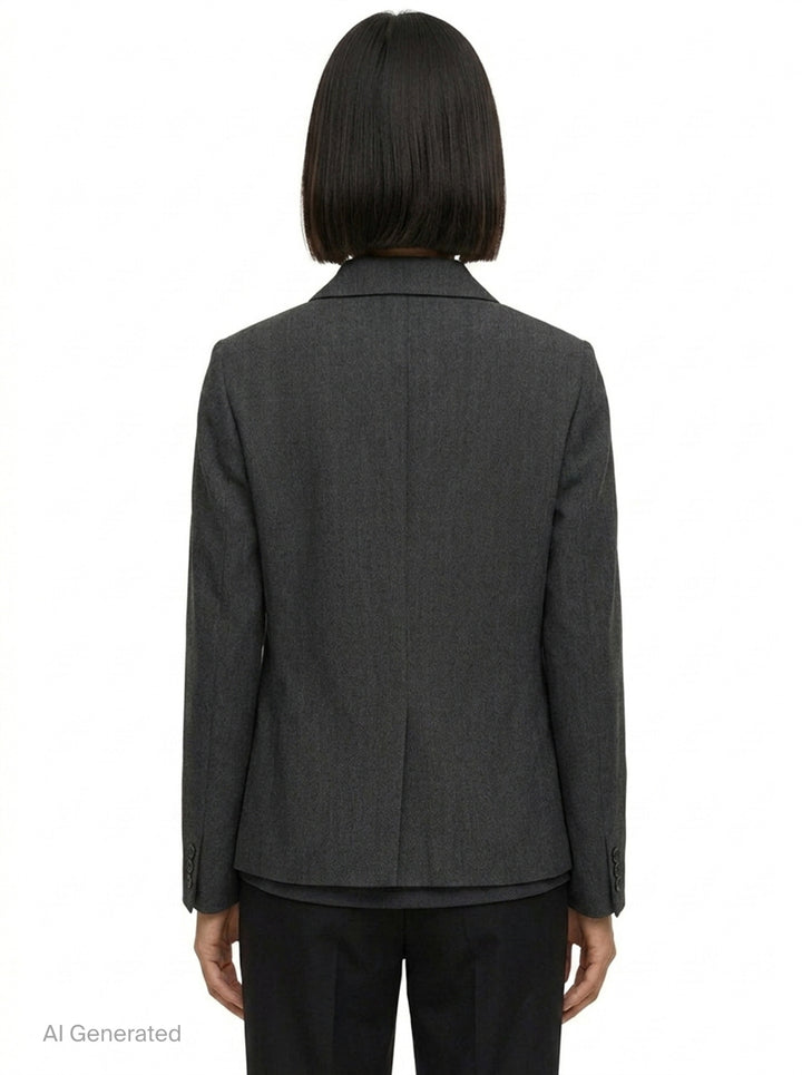 Buckle Collar Tailored Blazer | Comme des Garçons Comme des Garçons | Club21 - back