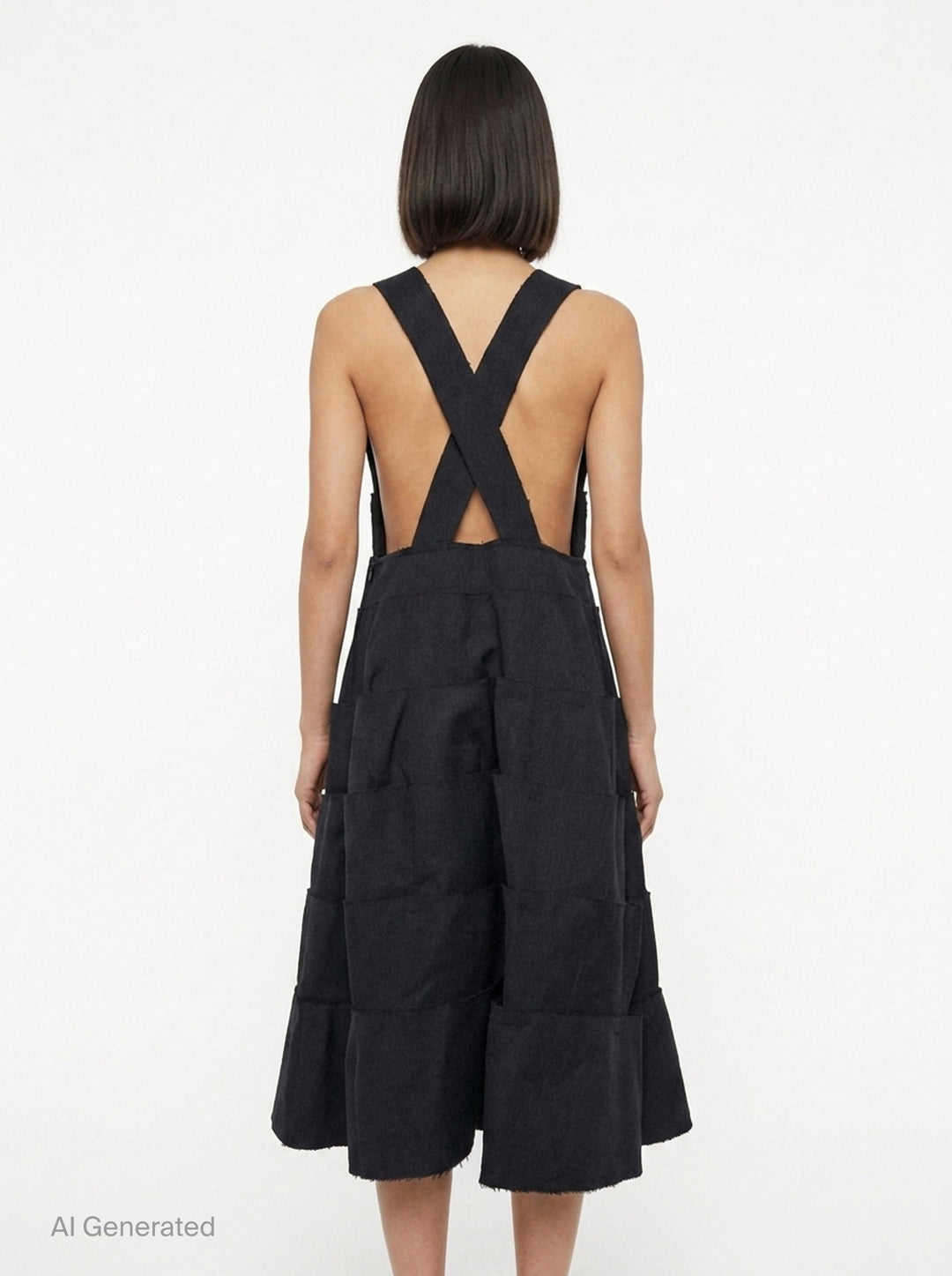 Layered Crossback Pinafore | Comme des Garçons Comme des Garçons | Club21 - back