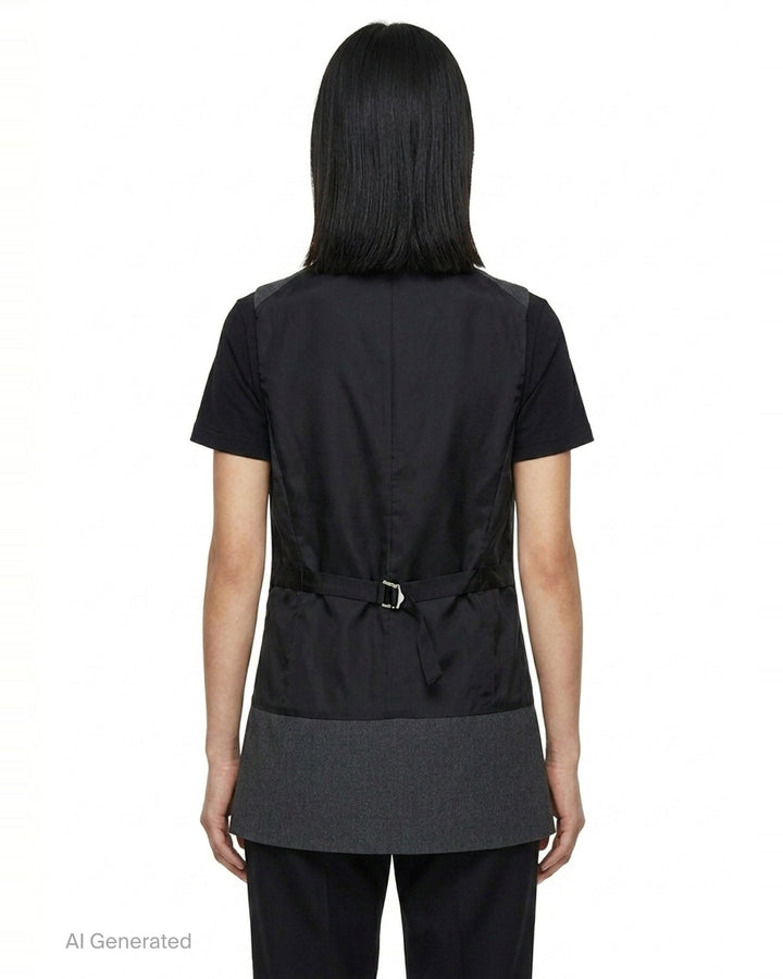 Longline Button Vest | Comme des Garçons Comme des Garçons | Club21 - back