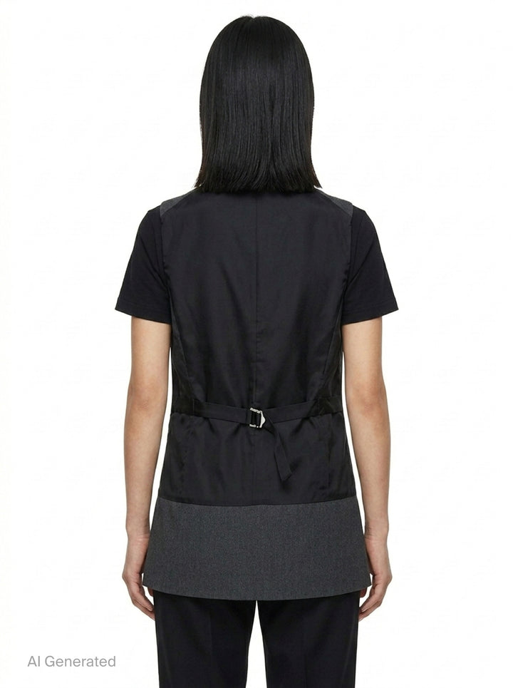 Longline Button Vest | Comme des Garçons Comme des Garçons | Club21 - back