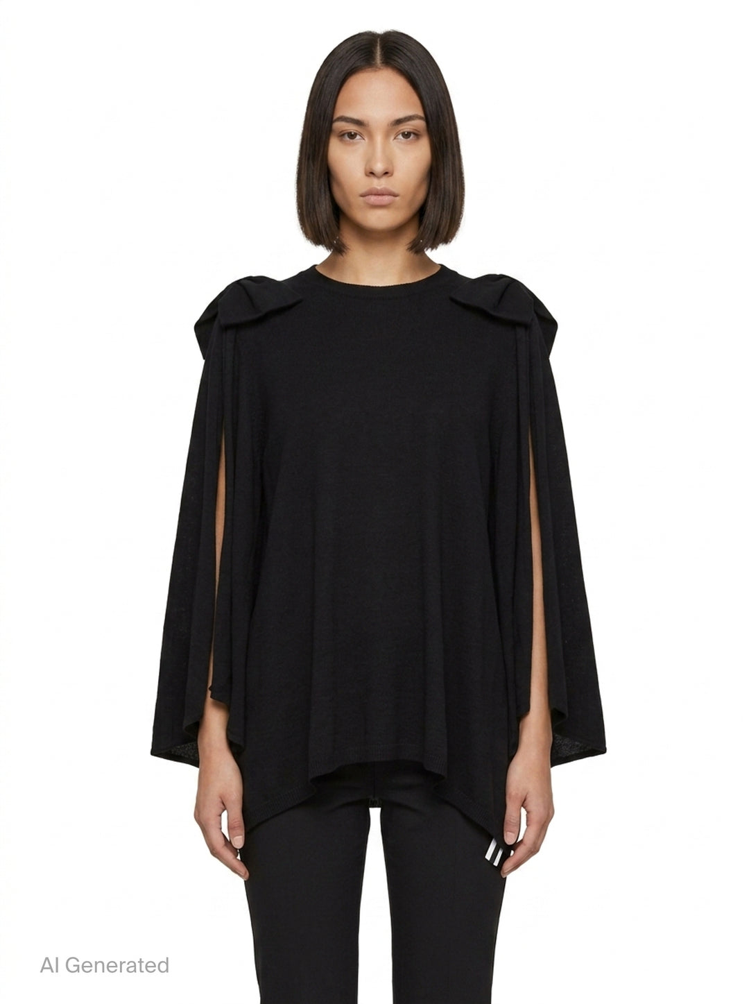 Oversized Exaggerated Sleeve Knit Top | Comme des Garçons Comme des Garçons | Club21 - front