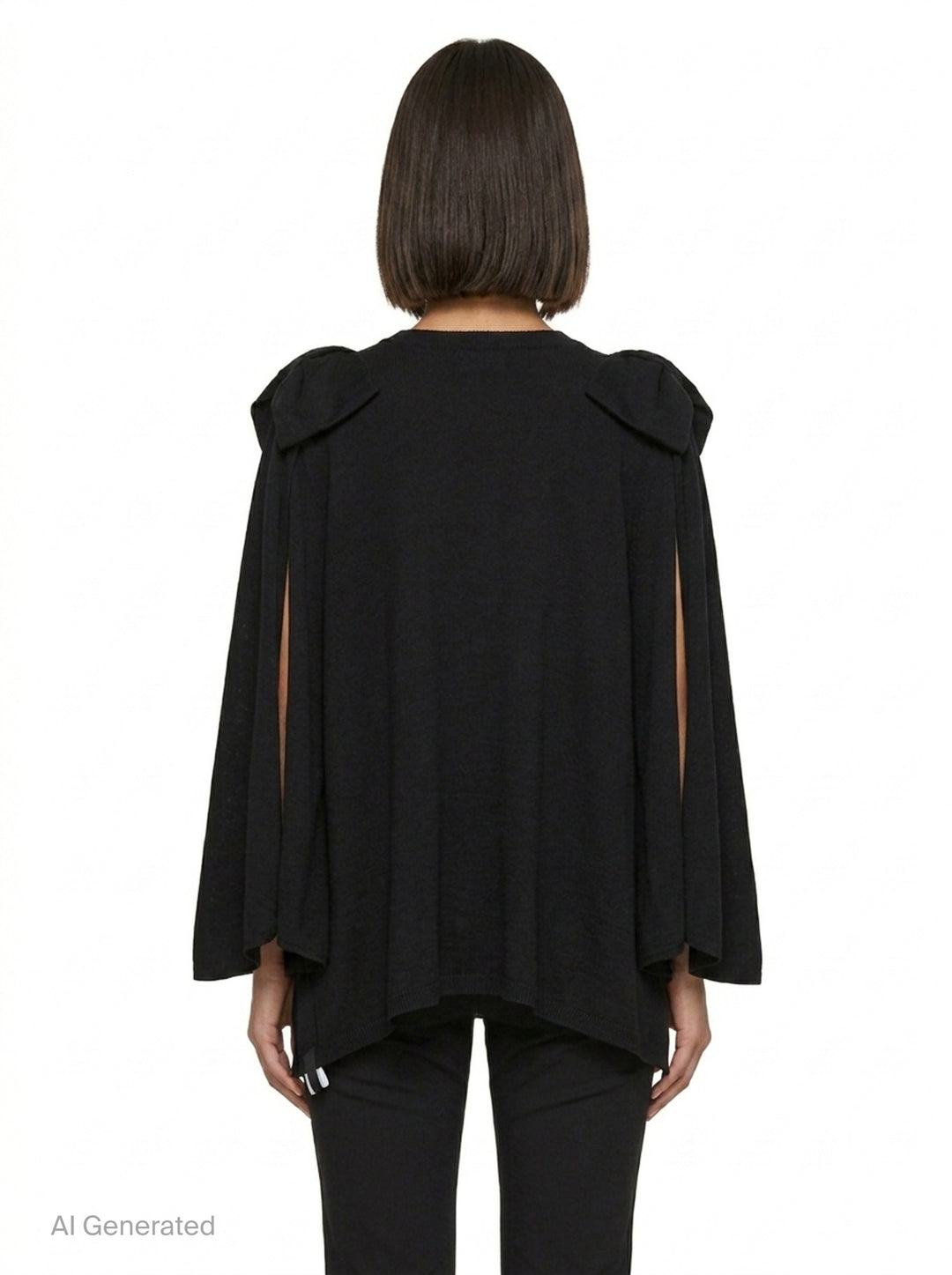 Oversized Exaggerated Sleeve Knit Top | Comme des Garçons Comme des Garçons | Club21 - back
