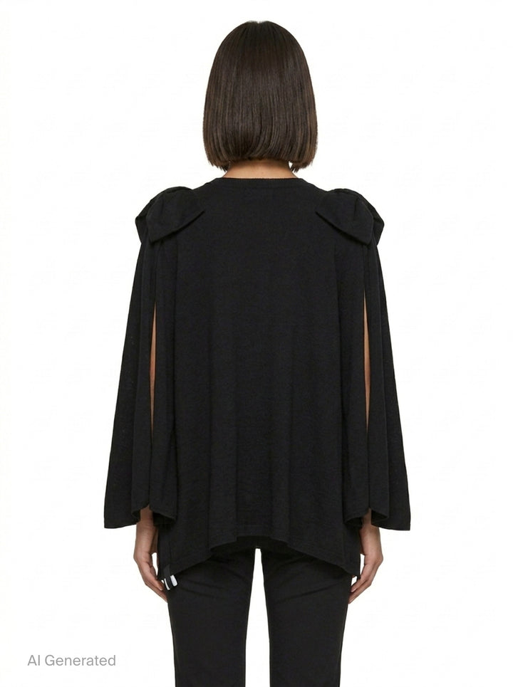 Oversized Exaggerated Sleeve Knit Top | Comme des Garçons Comme des Garçons | Club21 - back