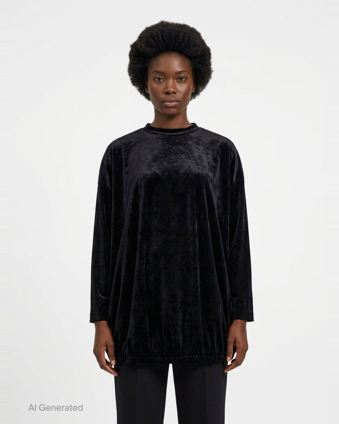 Oversized Layered Gathered Tee | Comme des Garçons | Club21 - front