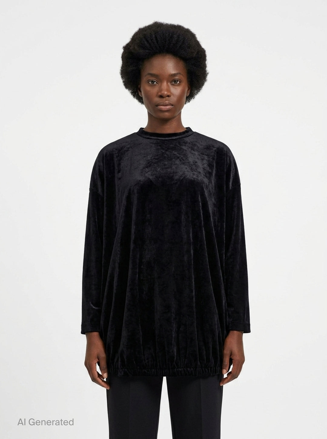Oversized Layered Gathered Tee | Comme des Garçons | Club21 - front