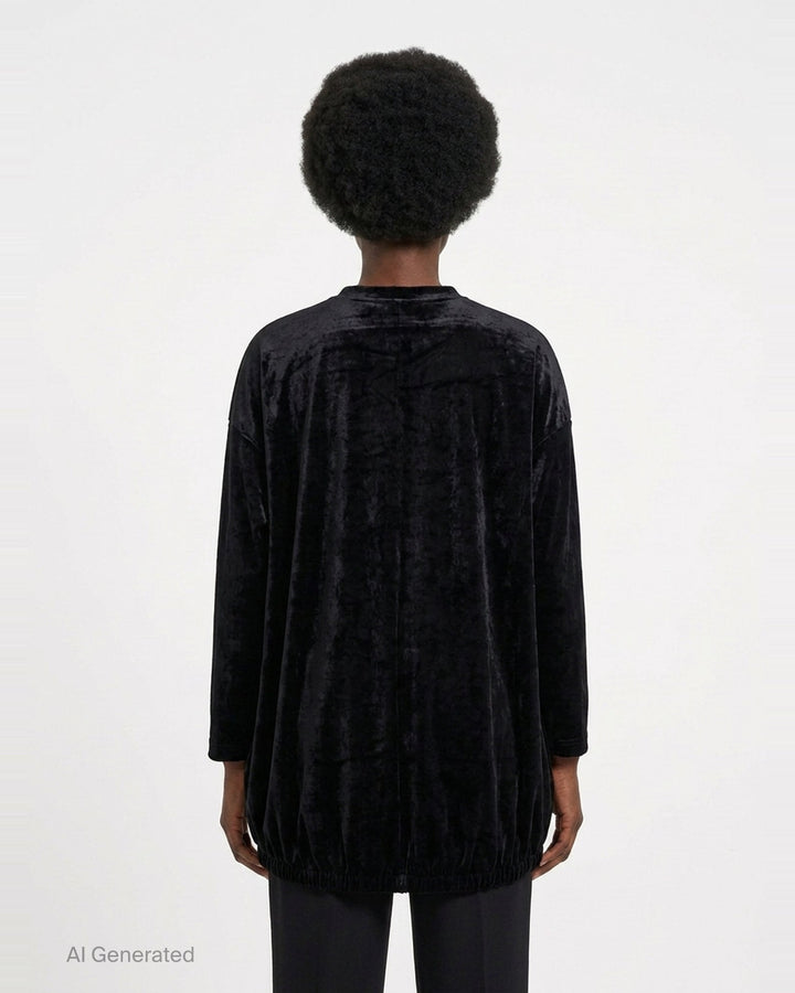 Oversized Layered Gathered Tee | Comme des Garçons | Club21 - back