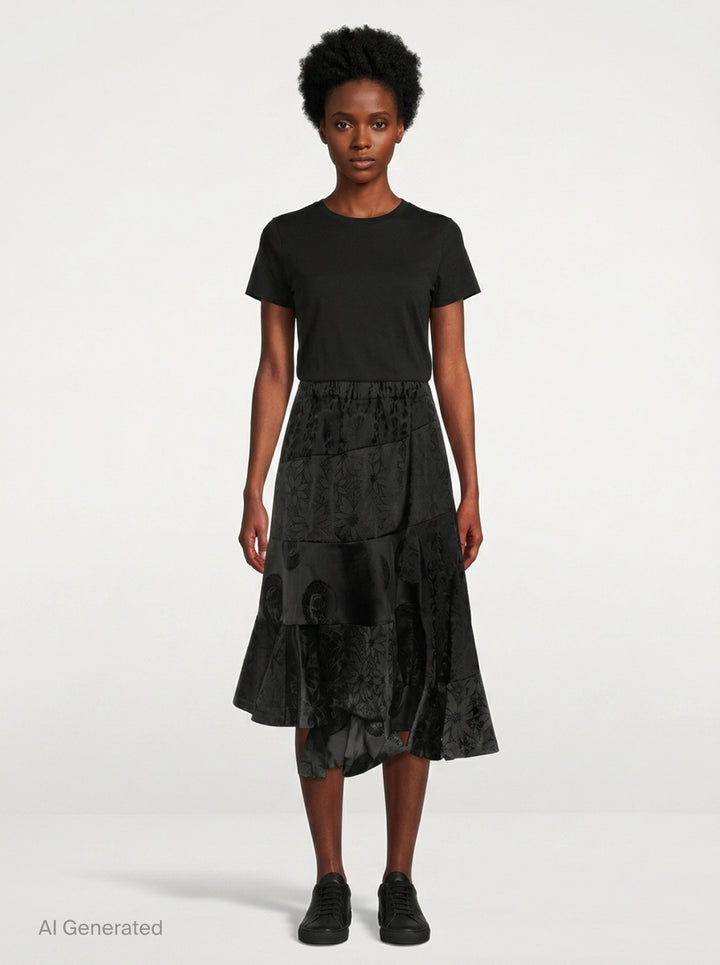 Polka Dot Midi Skirt | Comme des Garçons Girl | Club21 - front