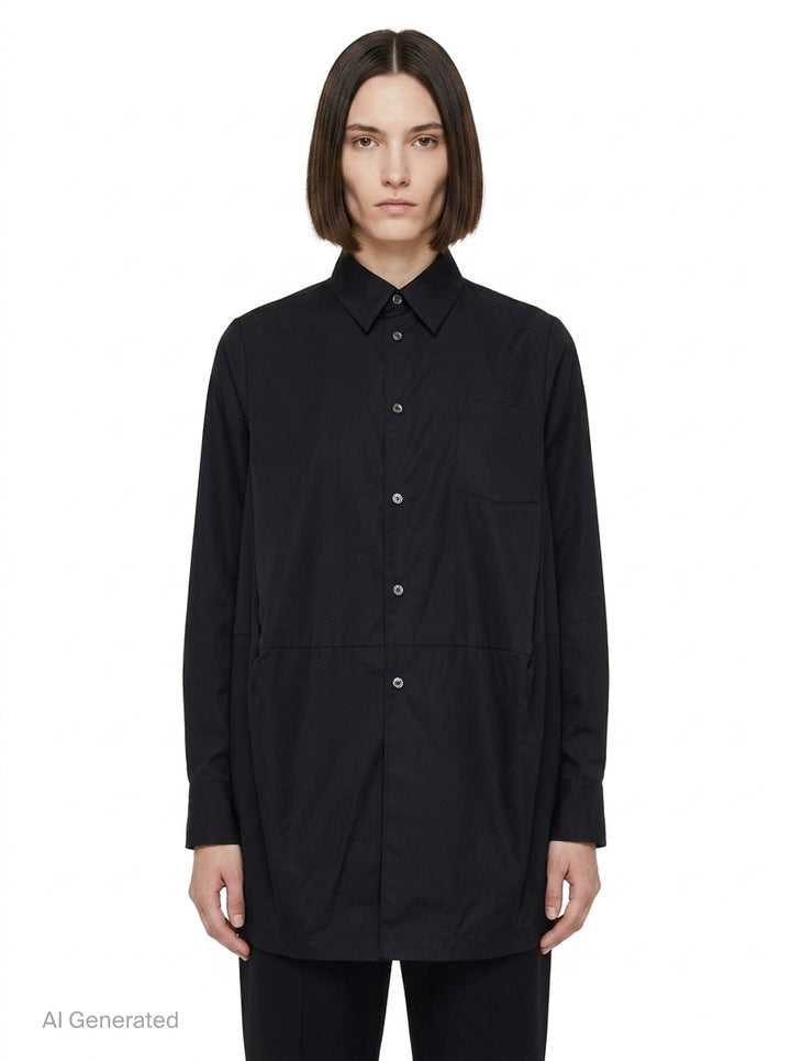 Satin Blouse With Bows | Comme des Garçons Girl | Club21 - front