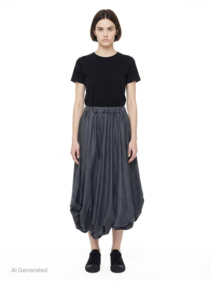 Wide-Leg Relaxed Pants | Comme des Garçons Girl | Club21 - front