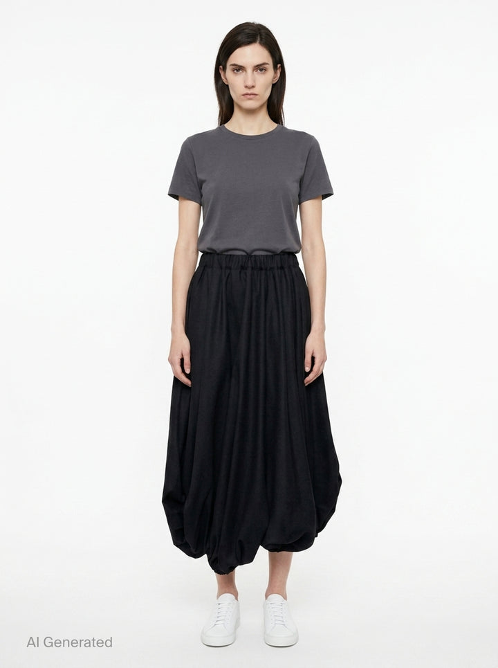 Wide-Leg Relaxed Pants | Comme des Garçons Girl | Club21 - front