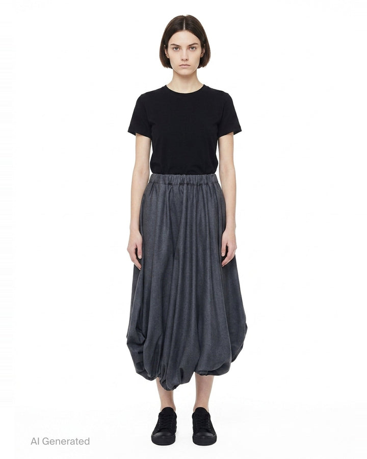 Wide-Leg Relaxed Pants | Comme des Garçons Girl | Club21 - front