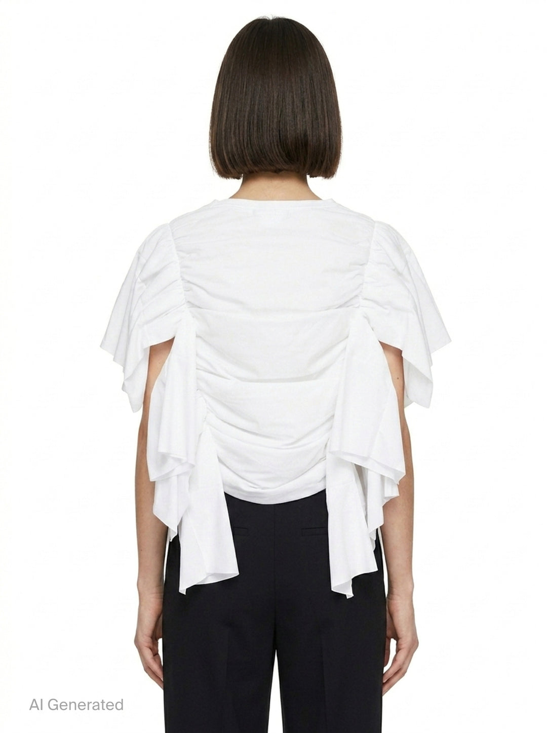 Draped Gathered Layer Top | Comme des Garçons | Club21 - back