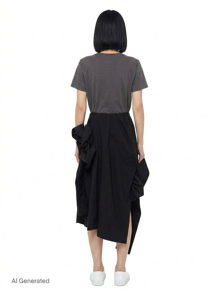 Draped Oversized Midi Skirt | Comme des Garçons | Club21 - back