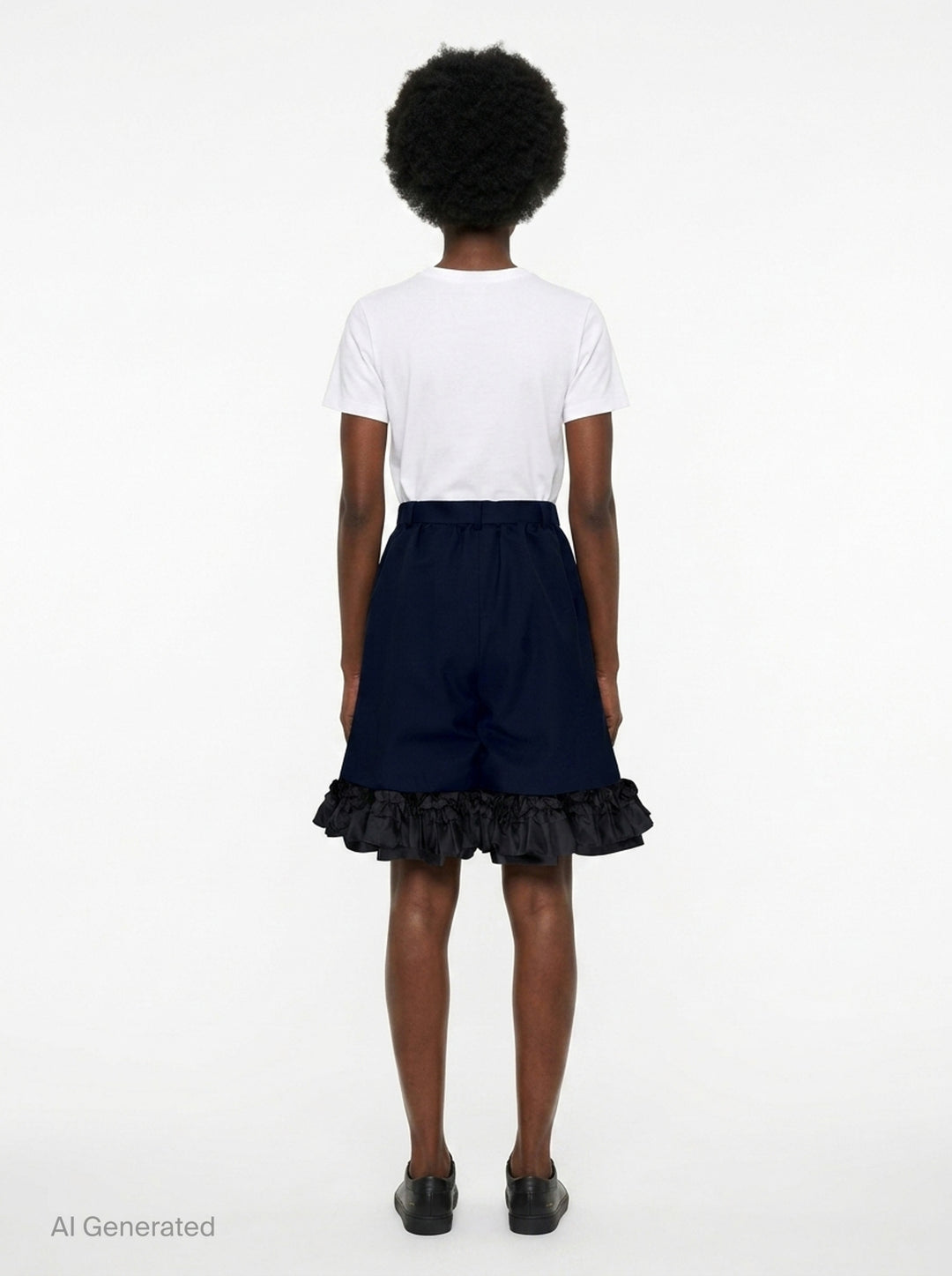 Elastic Waist Wide Leg Pants | Comme des Garçons | Club21 - back