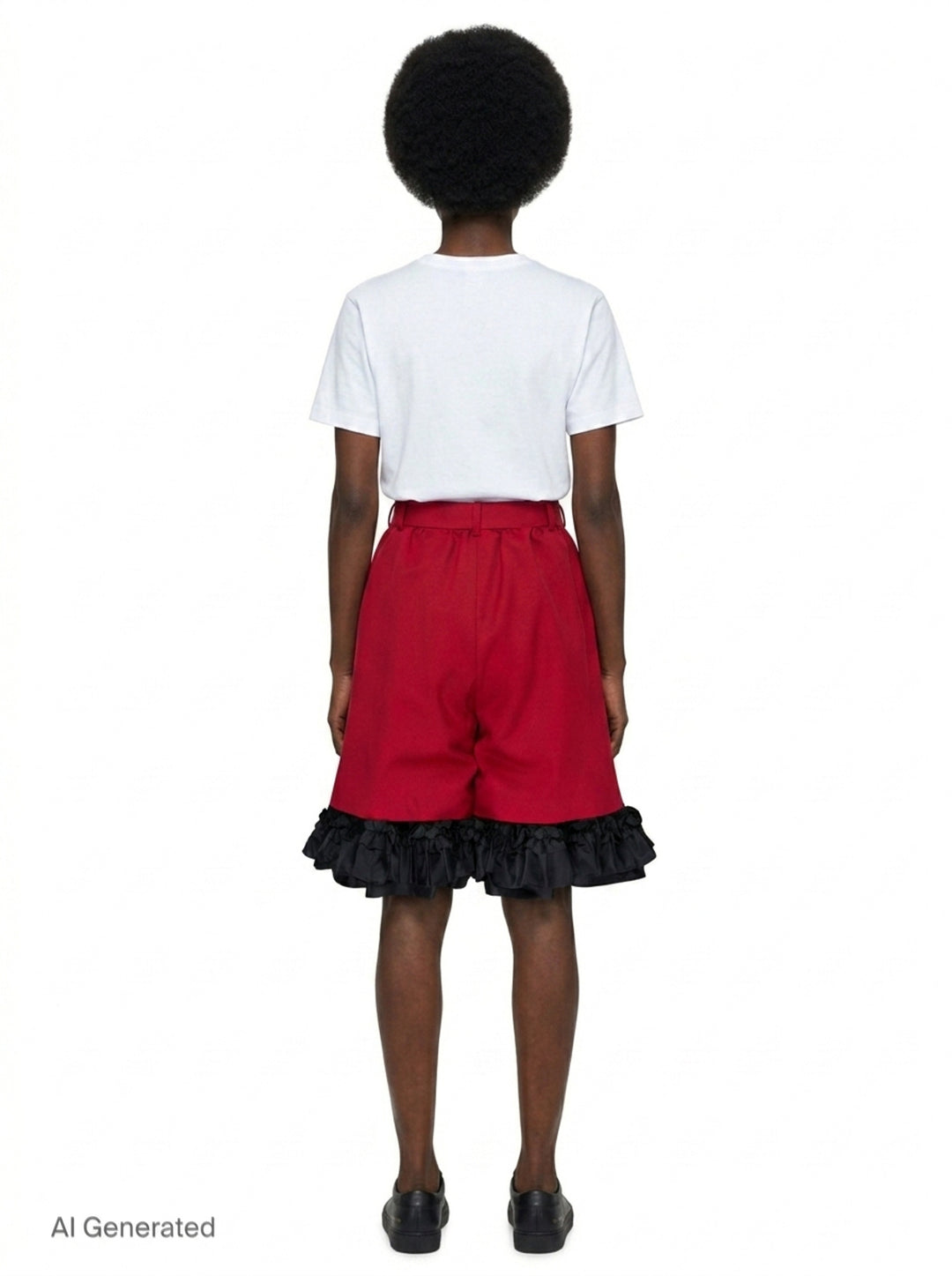 Elastic Waist Wide Leg Pants | Comme des Garçons | Club21 - back