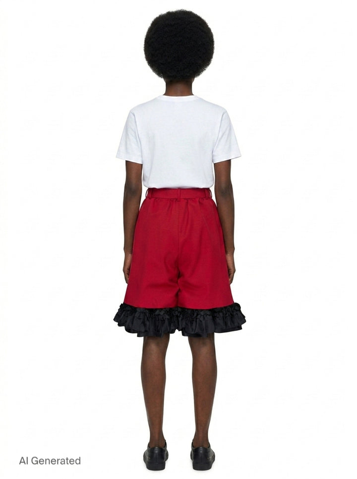 Elastic Waist Wide Leg Pants | Comme des Garçons | Club21 - back