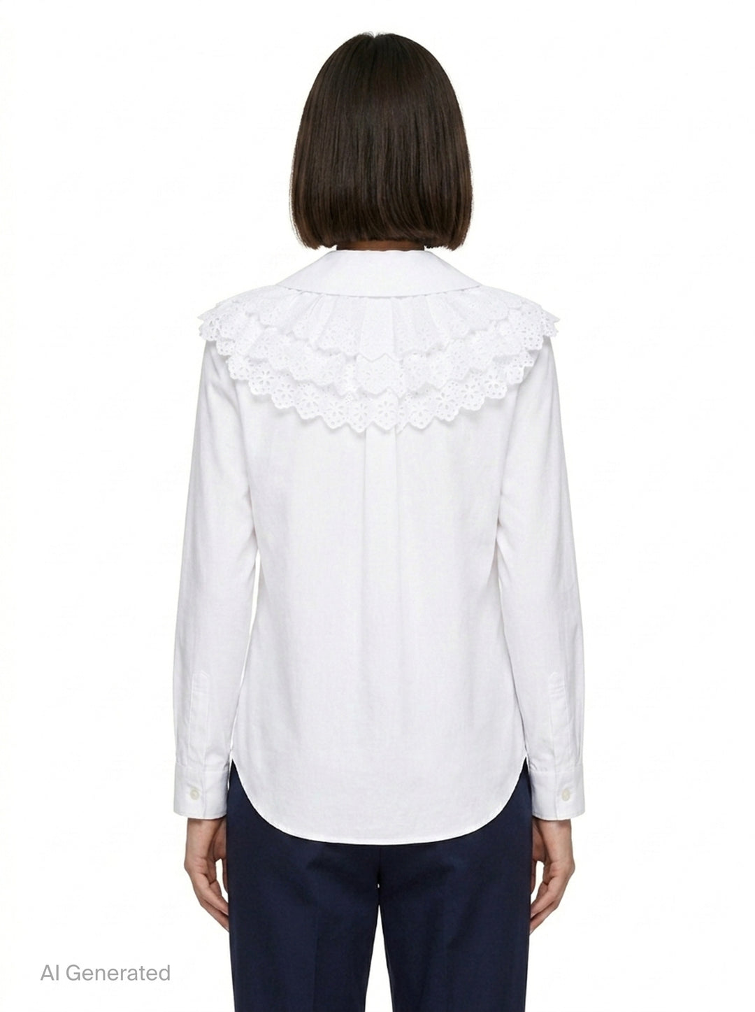 Lace Collar Peter Pan Blouse | Comme des Garçons Girl | Club21 - back