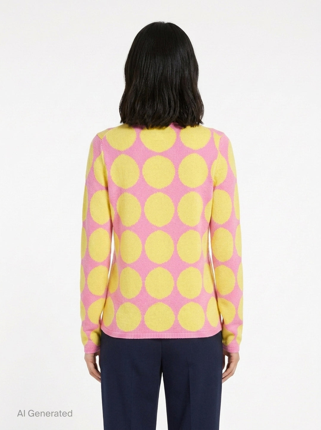 Oversized Dot Knit Top | Comme des Garçons Girl | Club21 - back