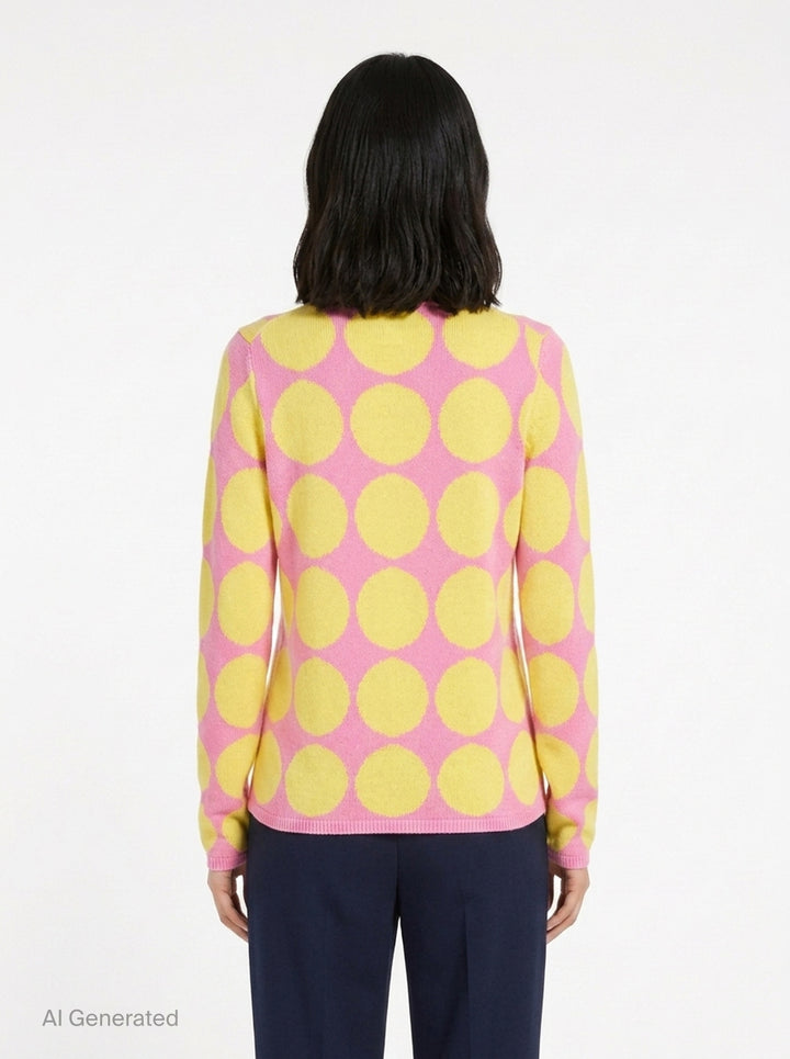 Oversized Dot Knit Top | Comme des Garçons Girl | Club21 - back