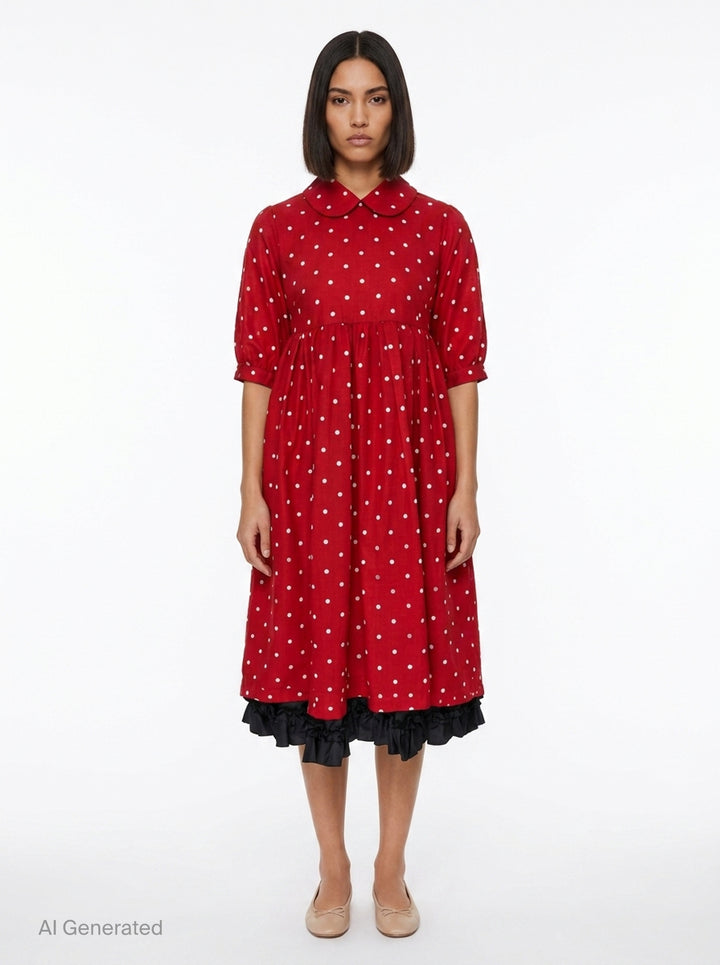 Oversized Polka Dot Dress | Comme des Garçons Girl | Club21 - front
