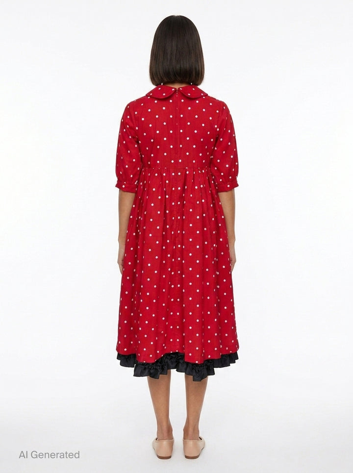 Oversized Polka Dot Dress | Comme des Garçons Girl | Club21 - back
