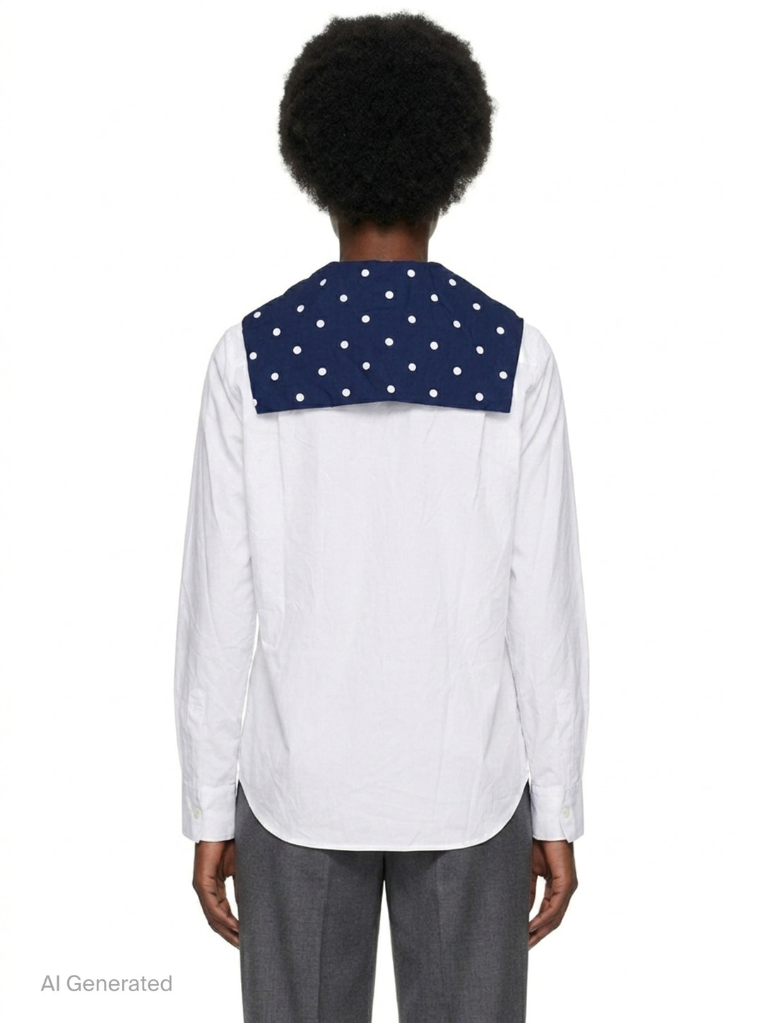 Polka Dot Collar Blouse | Comme des Garçons Girl | Club21 - back