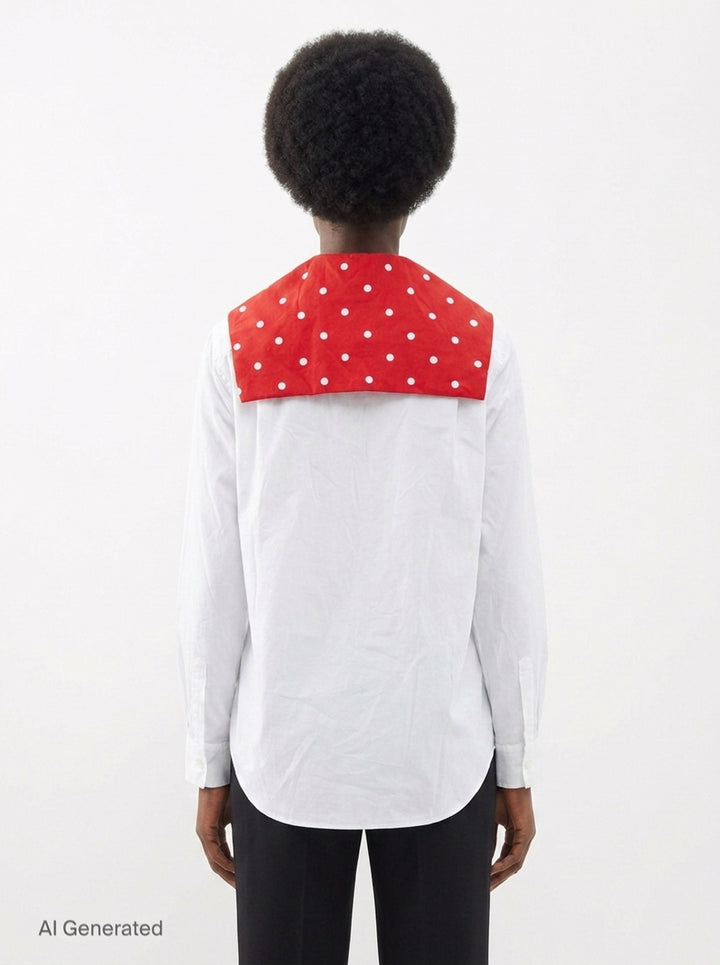 Polka Dot Collar Blouse | Comme des Garçons Girl | Club21 - back