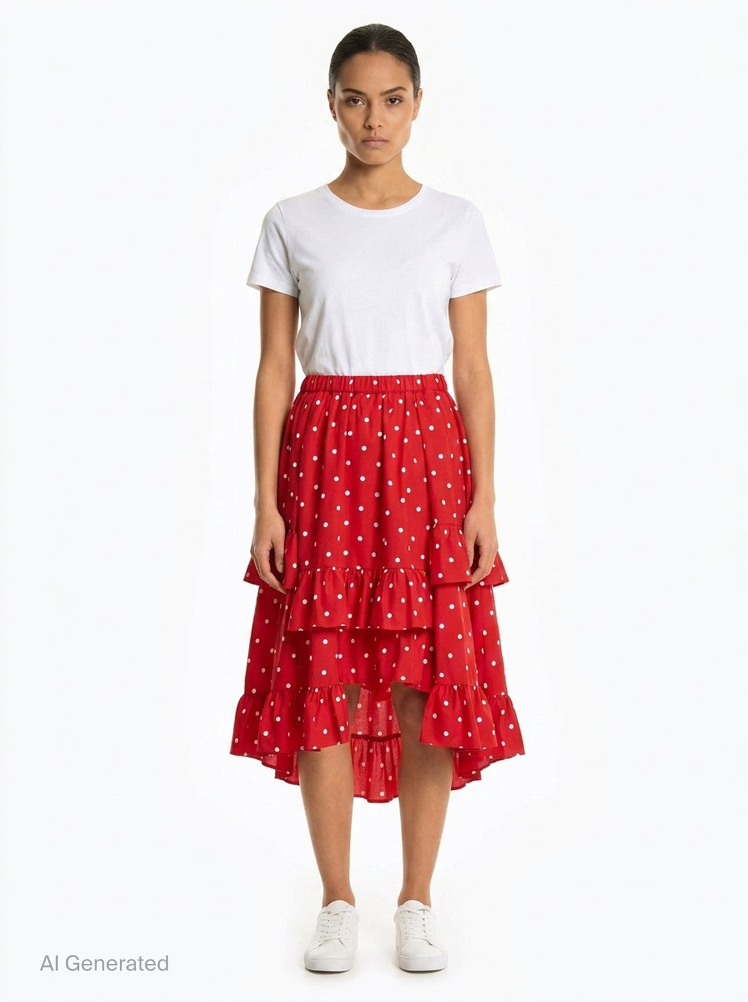 Polka Dot Midi Skirt | Comme des Garçons Girl | Club21 - front