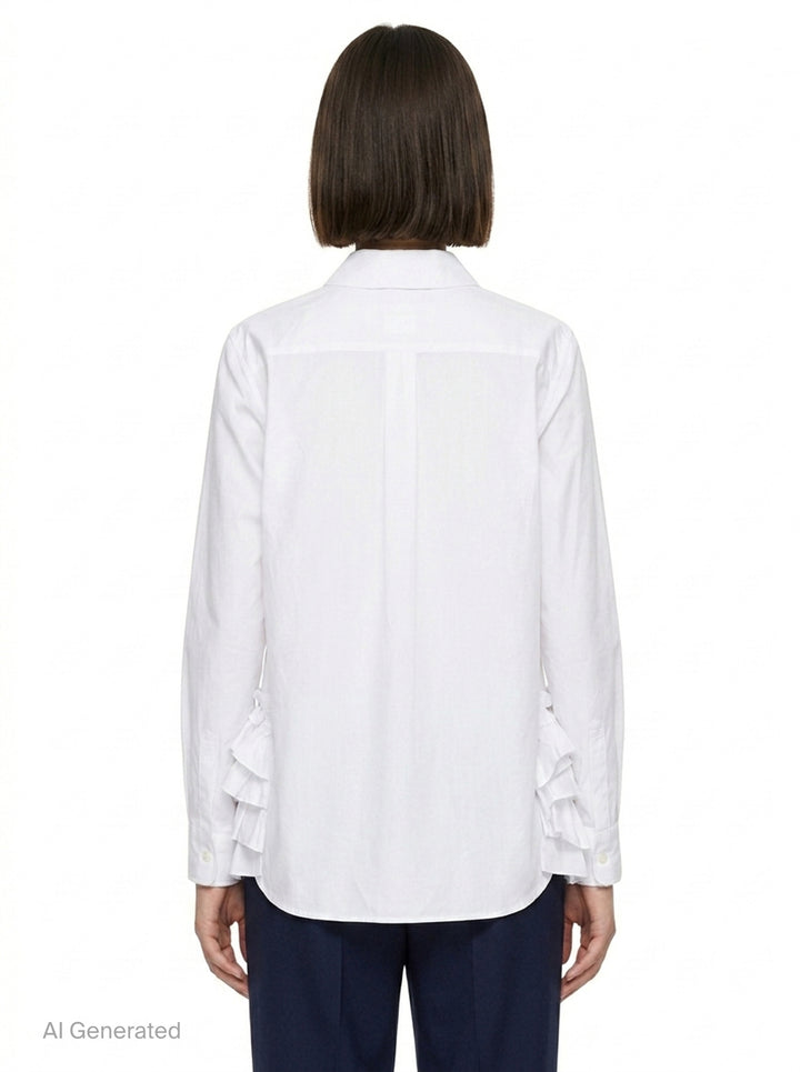 Ruffle Side Blouse | Comme des Garçons Girl | Club21 - back